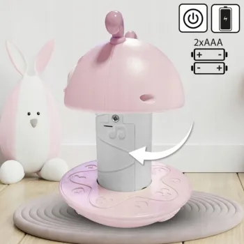 WOOPIE Baby Wańka Wstańka Zabawka Sensoryczna 2w1 Grzechotka Gryzak Różowa