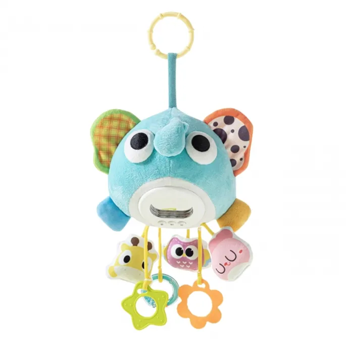 Pluszowy słonik z muzyką i światłem do zabawy.