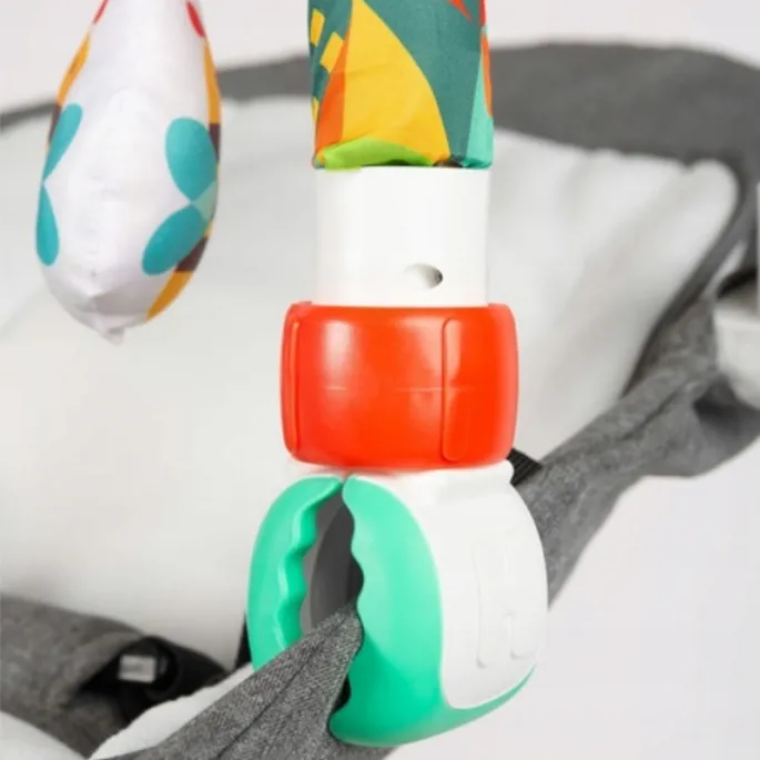 Miękkie zawieszki na pałąku do wózka i łóżeczka