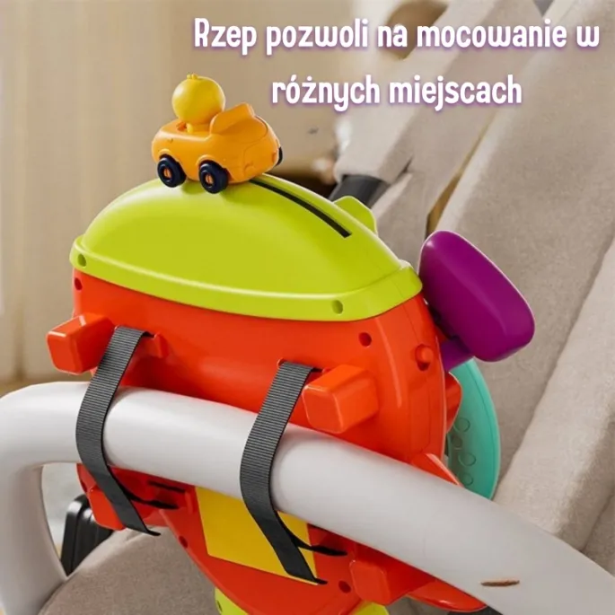 Zabawka na wózek dla dzieci powyżej 18 miesiąca życia.