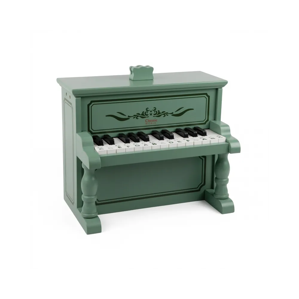 CLASSIC WORLD Pianinko Vintage + Książeczka do Nauki