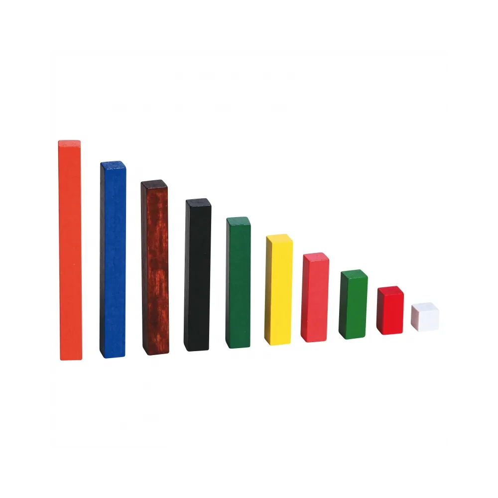 Edukacyjne klocki matematyczne wykonane z bezpiecznego drewna