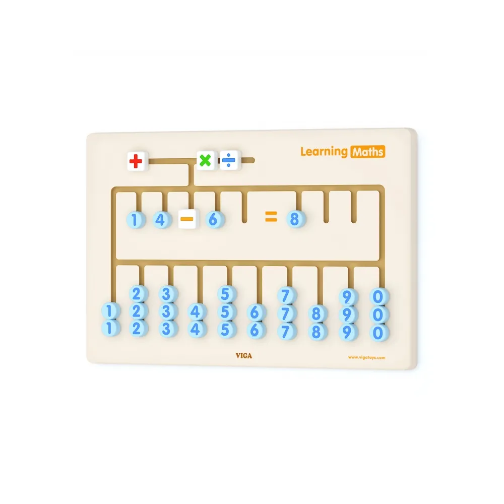 VIGA Tablica Sensoryczna do nauki liczenia Certyfikat FSC Montessori
