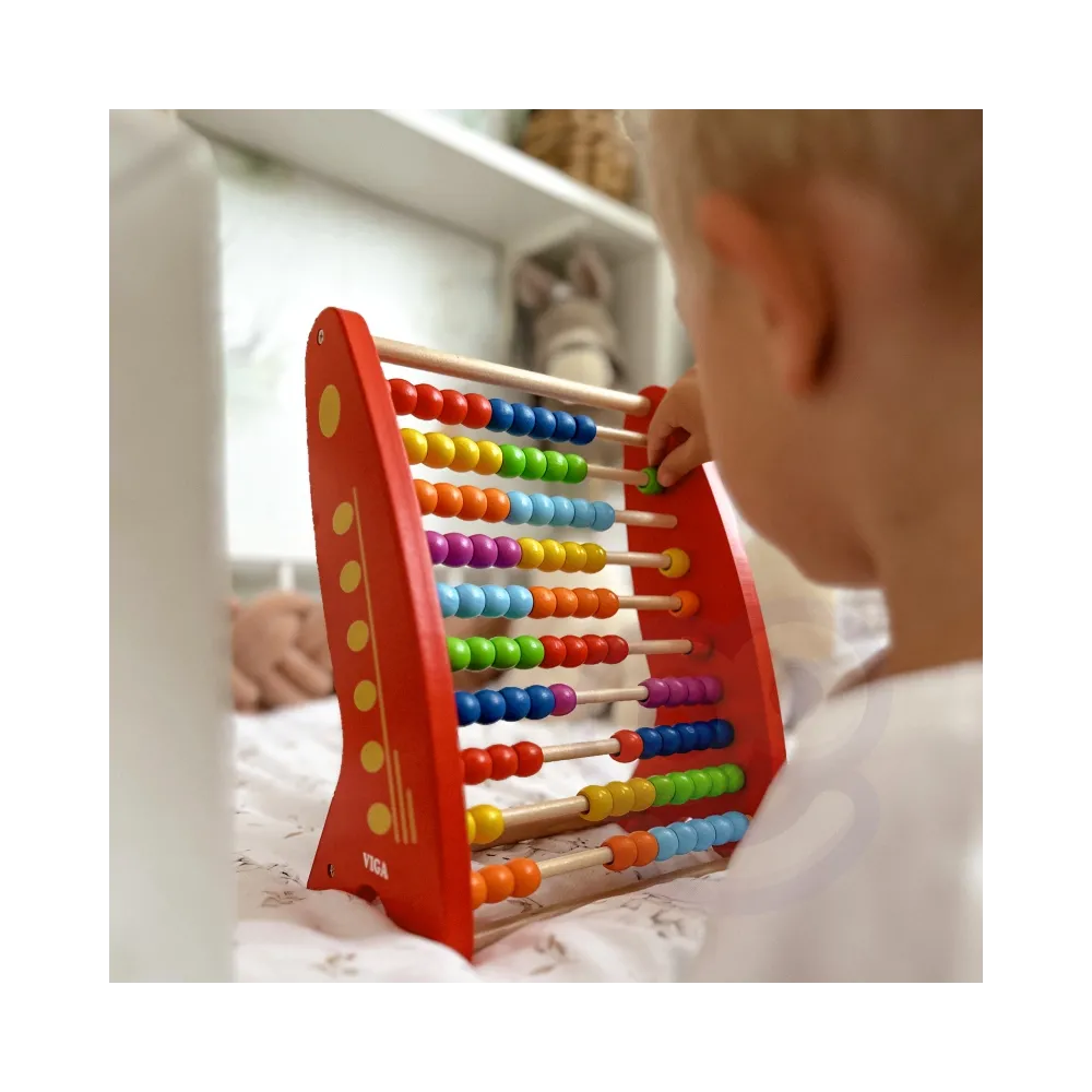 VIGA Drewniane Liczydło edukacyjne