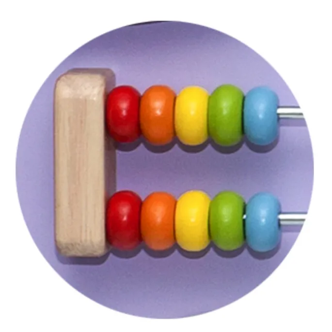 Liczydło i sorter kształtów dla dzieci