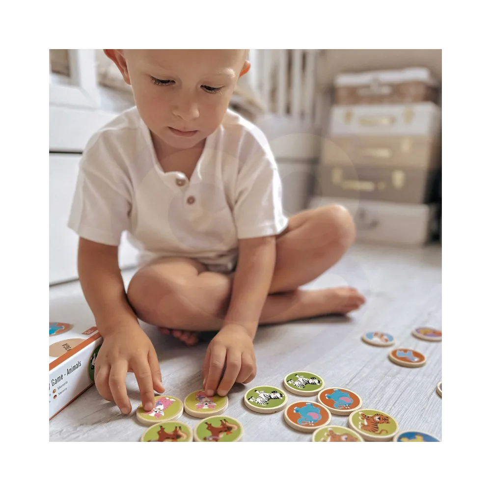 VIGA Gra Zapamiętywanie Memory Zwierzątka