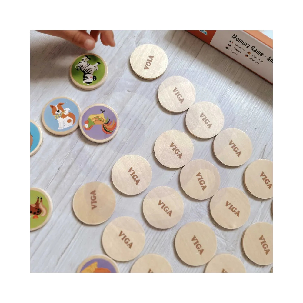 VIGA Gra Zapamiętywanie Memory Zwierzątka