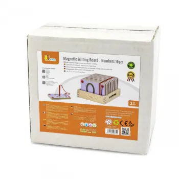 VIGA Tabliczki Magnetyczne Nauka Pisania Cyferki Certyfikat FSC Montessori