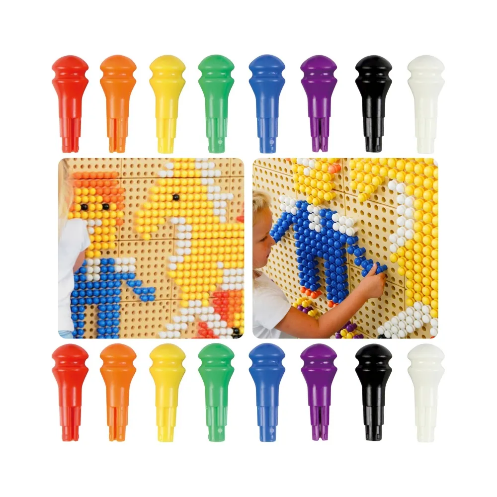 MASTERKIDZ Kolorowe Kołeczki Do Tablicy Naukowej 512 Sztuk 8 Kolorów