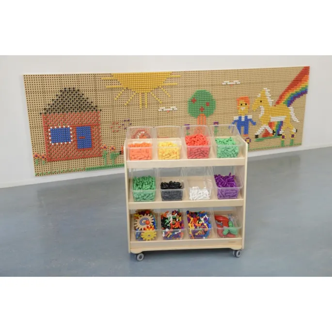 Drewniane kołeczki Masterkidz wspierające kreatywność