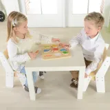 Sorter kształtów z drewna - rozwój umiejętności dzieci