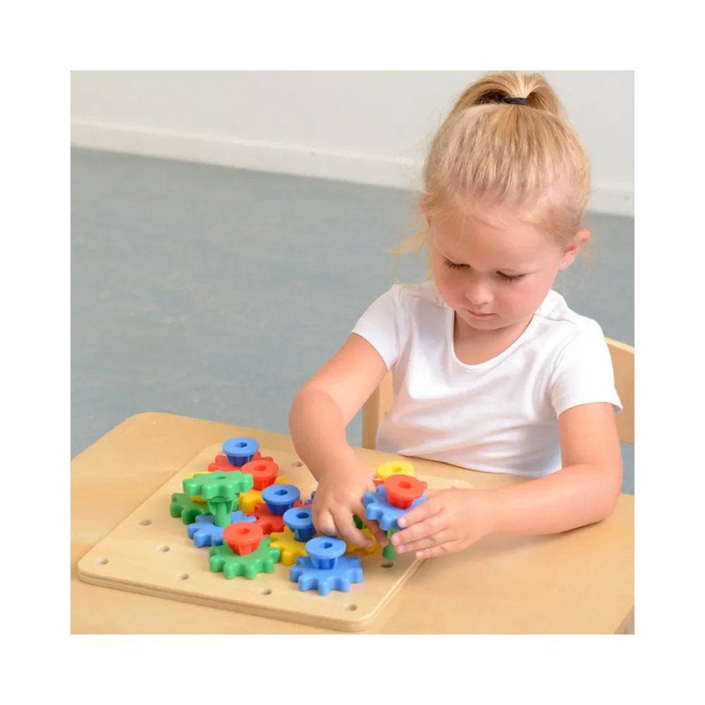 MASTERKIDZ Koła Zębate Zbuduj Własny Mechanizm Tablica Montessori