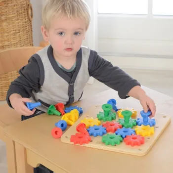 MASTERKIDZ Koła Zębate Zbuduj Własny Mechanizm Tablica Montessori