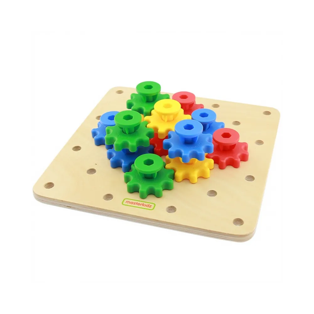 MASTERKIDZ Koła Zębate Zbuduj Własny Mechanizm Tablica Montessori