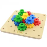 MASTERKIDZ Koła Zębate Zbuduj Własny Mechanizm Tablica Montessori