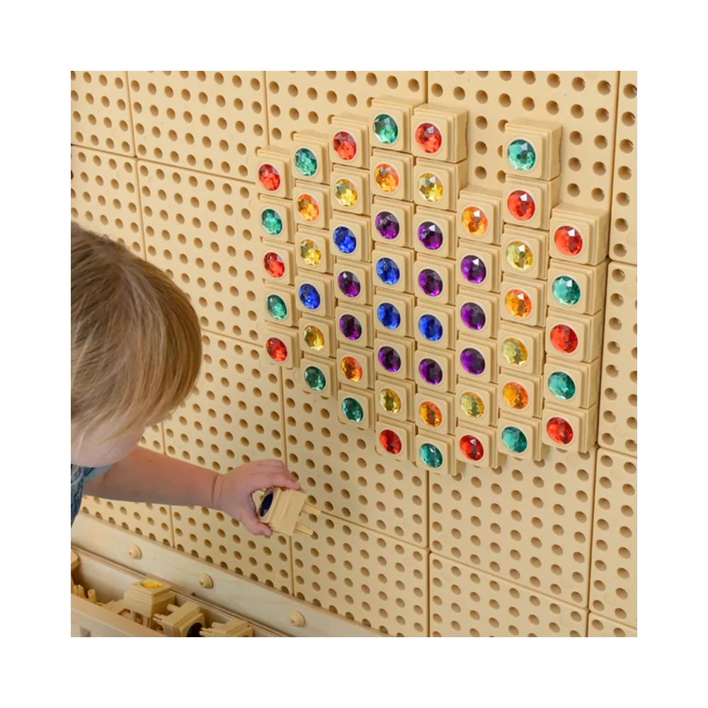 72 akrylowe bloczki w różnych kolorach na kreatywne projekty