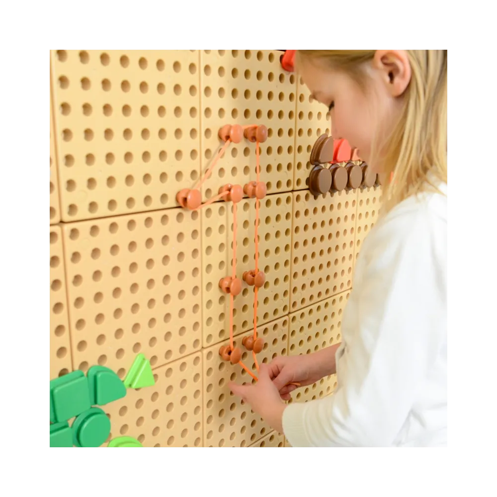 MASTERKIDZ Zestaw Kołeczki i Sznurki - Do Tablicy Naukowo-Kreatywnej STEM