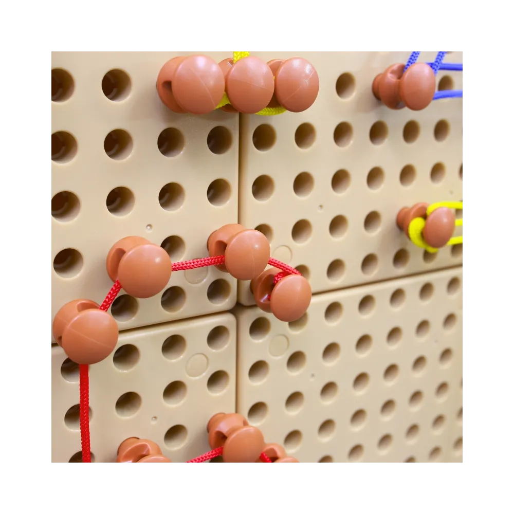 MASTERKIDZ Zestaw Kołeczki i Sznurki - Do Tablicy Naukowo-Kreatywnej STEM