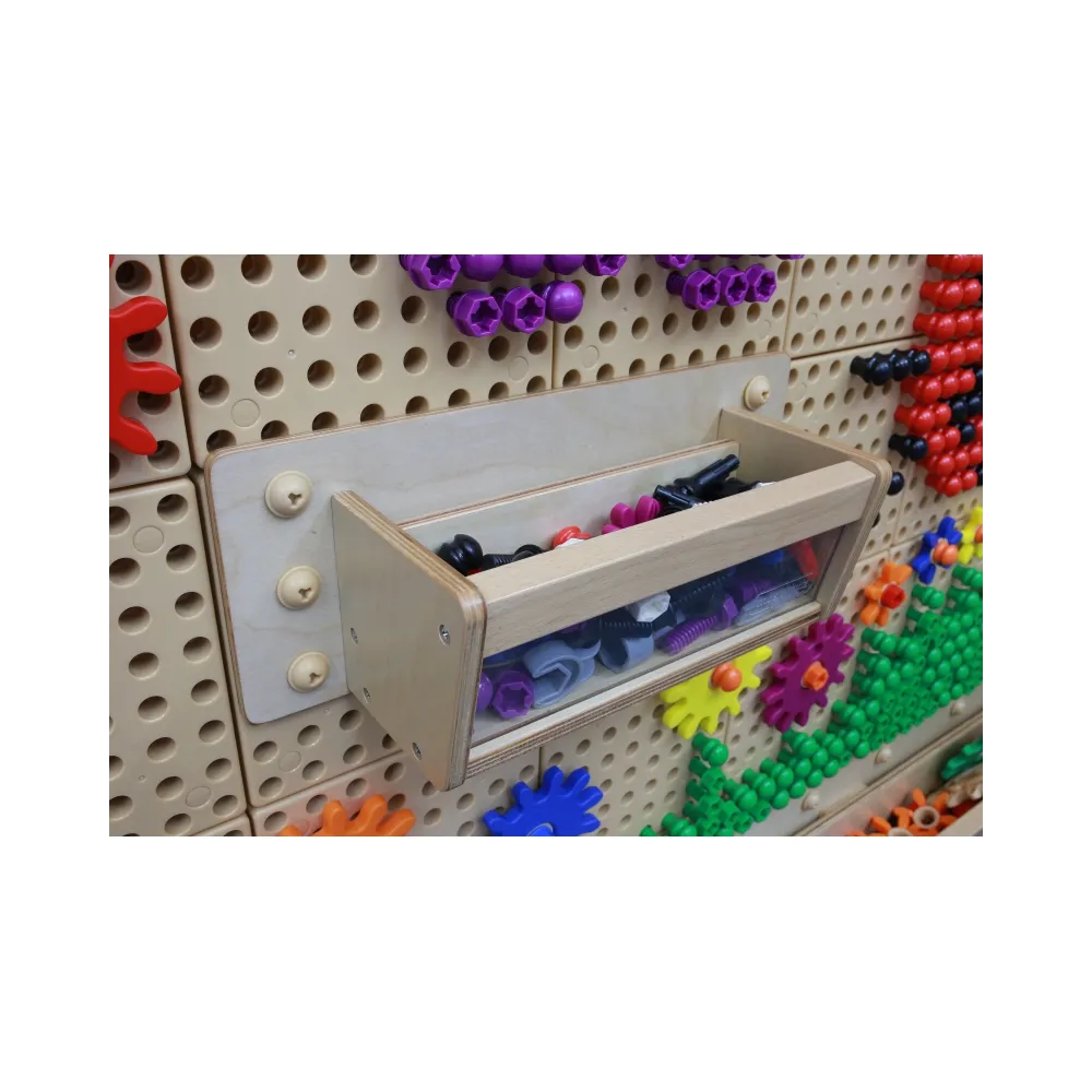 MASTERKIDZ Pojemnik Na Akcesoria Przezroczysta Ścianka - Tablica Naukowo-Edukacyjna STEM