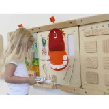 MASTERKIDZ Higiena Jamy Ustnej Ścienna Tablica Sensoryczna Flex Montessori