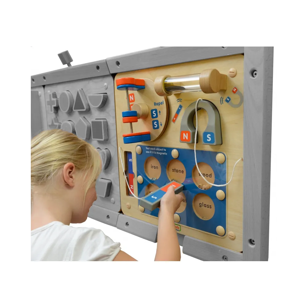 MASTERKIDZ Nauka o Przyciąganiu Magnetycznym - Ścienna Tablica Edukacyjna Flex Montessori