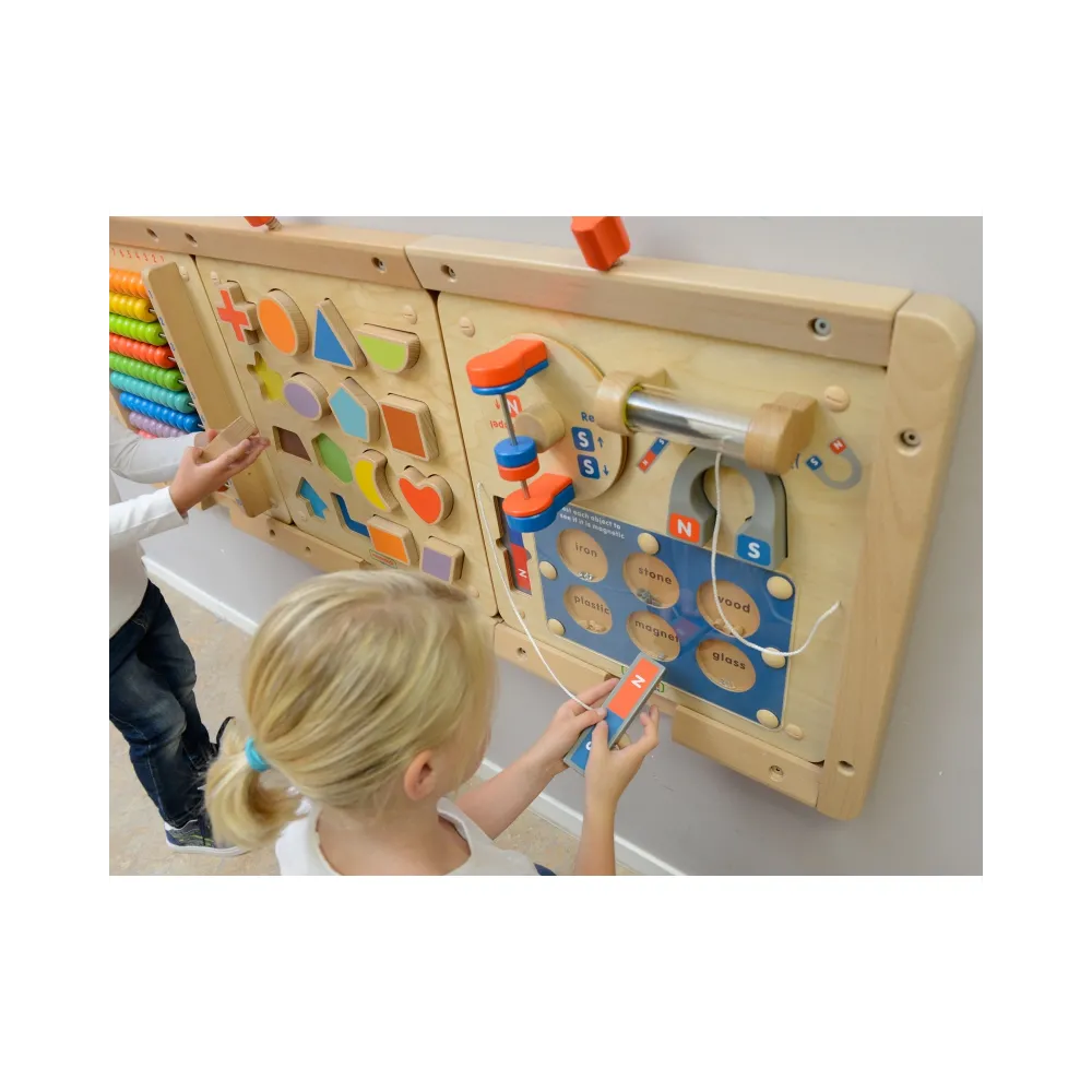 MASTERKIDZ Nauka o Przyciąganiu Magnetycznym - Ścienna Tablica Edukacyjna Flex Montessori