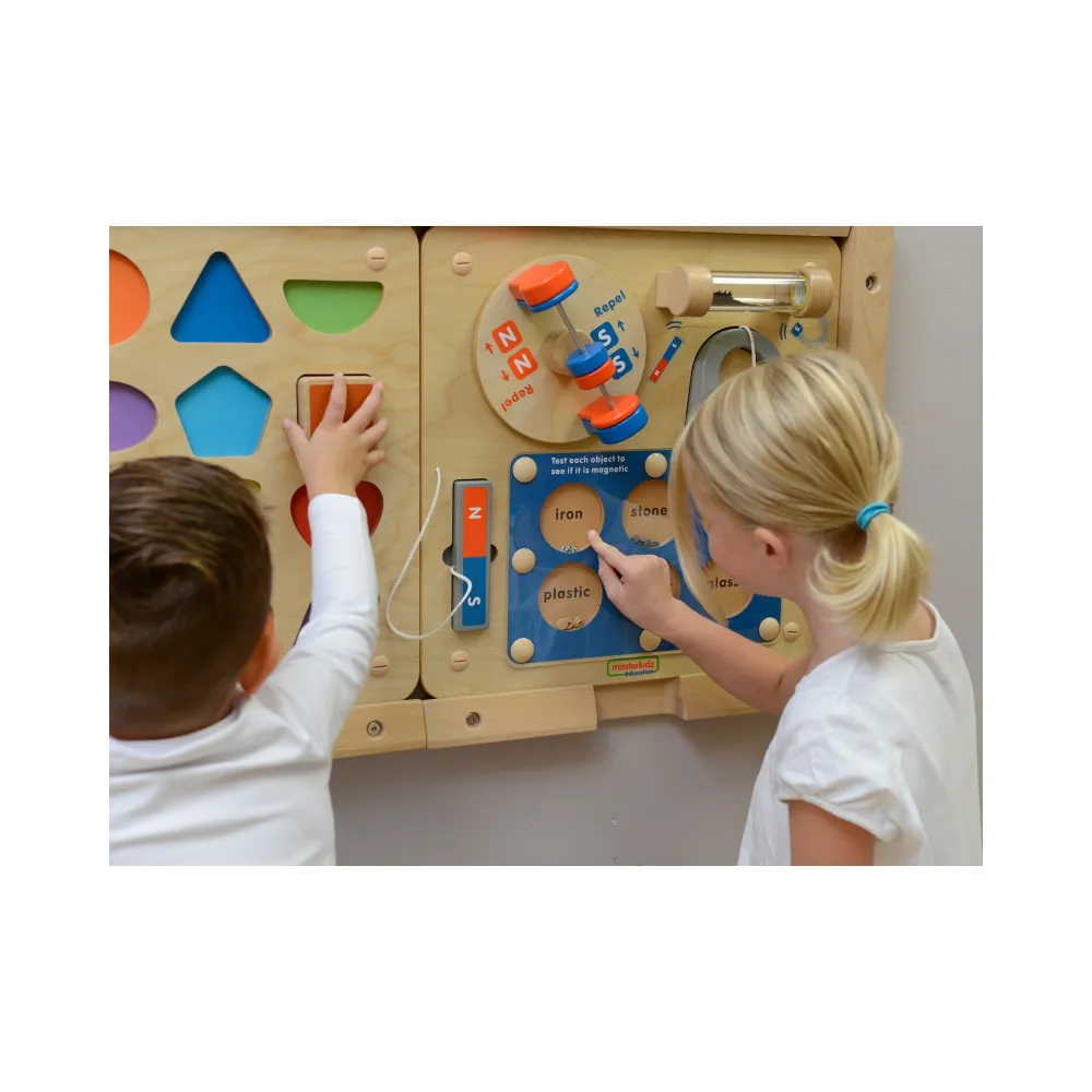 MASTERKIDZ Nauka o Przyciąganiu Magnetycznym - Ścienna Tablica Edukacyjna Flex Montessori