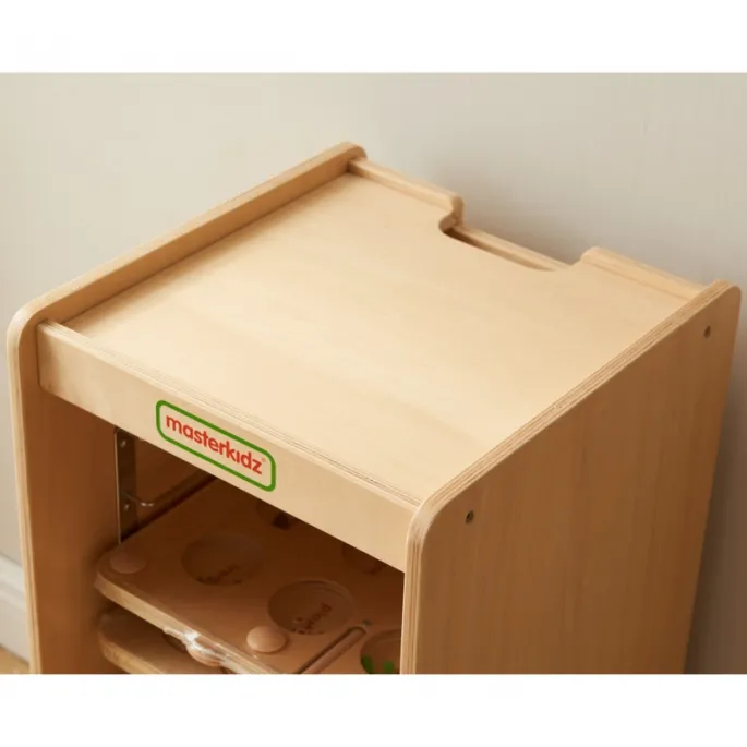 Praktyczna szafka Masterkidz z naturalnego drewna