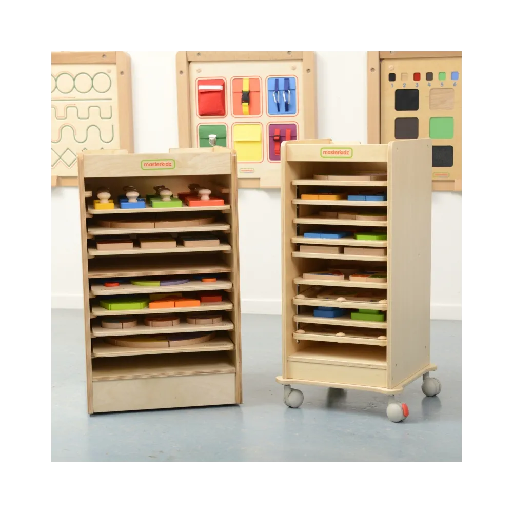 MASTERKIDZ Szafka Do Przechowywania Tabliczek Edukacyjnych