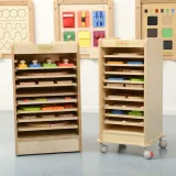 MASTERKIDZ Szafka Do Przechowywania Tabliczek Edukacyjnych