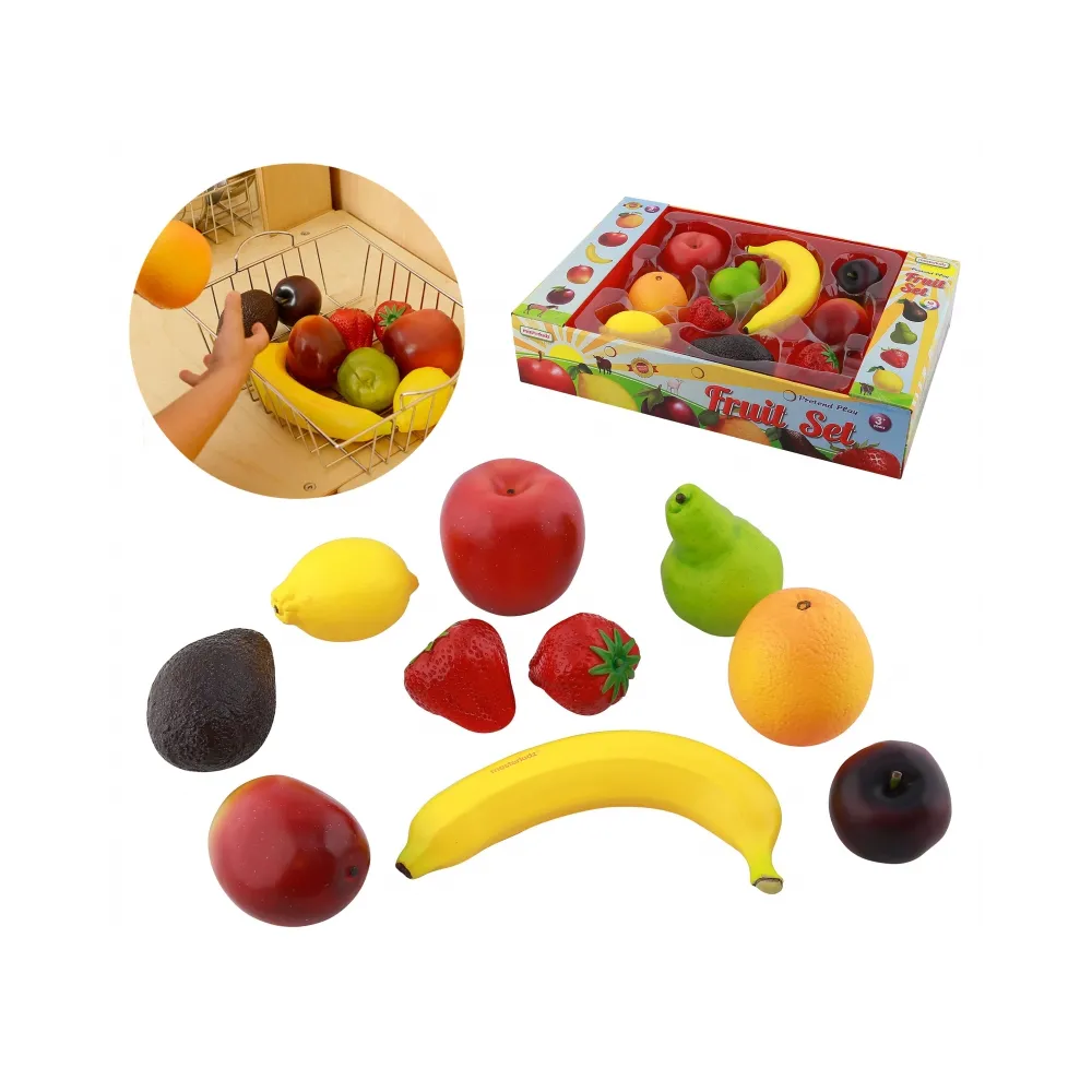 MASTERKIDZ Realistyczne Owoce Zestaw Do Kuchni 10 Elementów