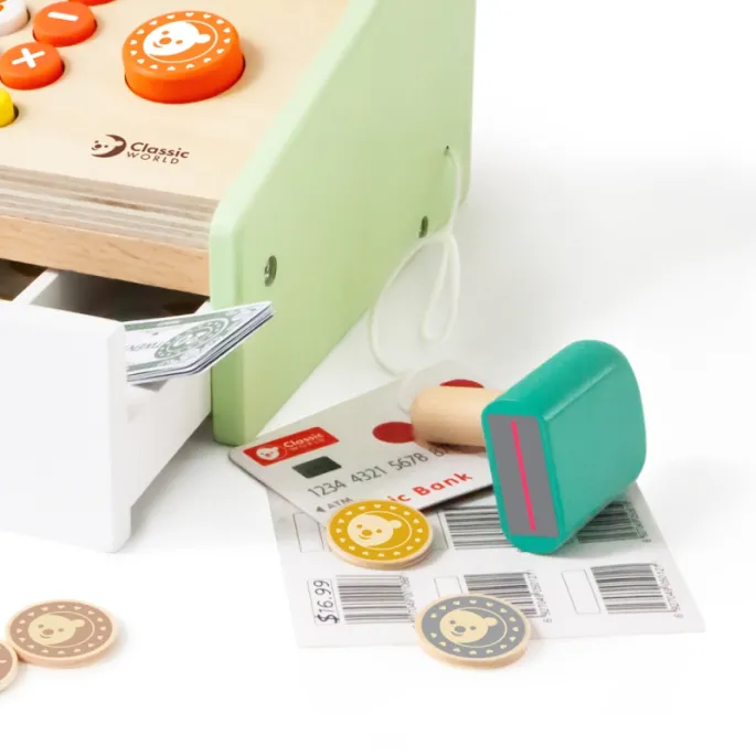 Edukacyjna zabawka z elementami do nauki płatności