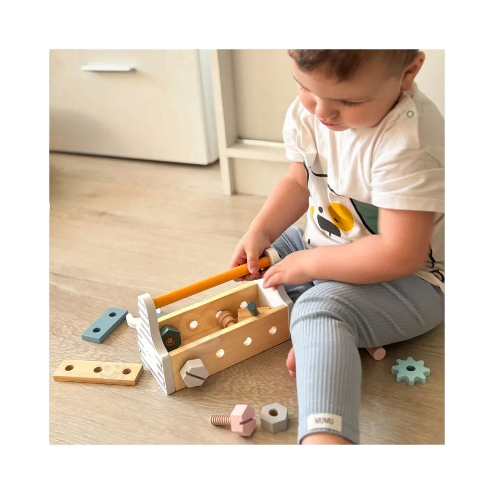 VIGA PolarB Drewniana Skrzynka z Narzędziami