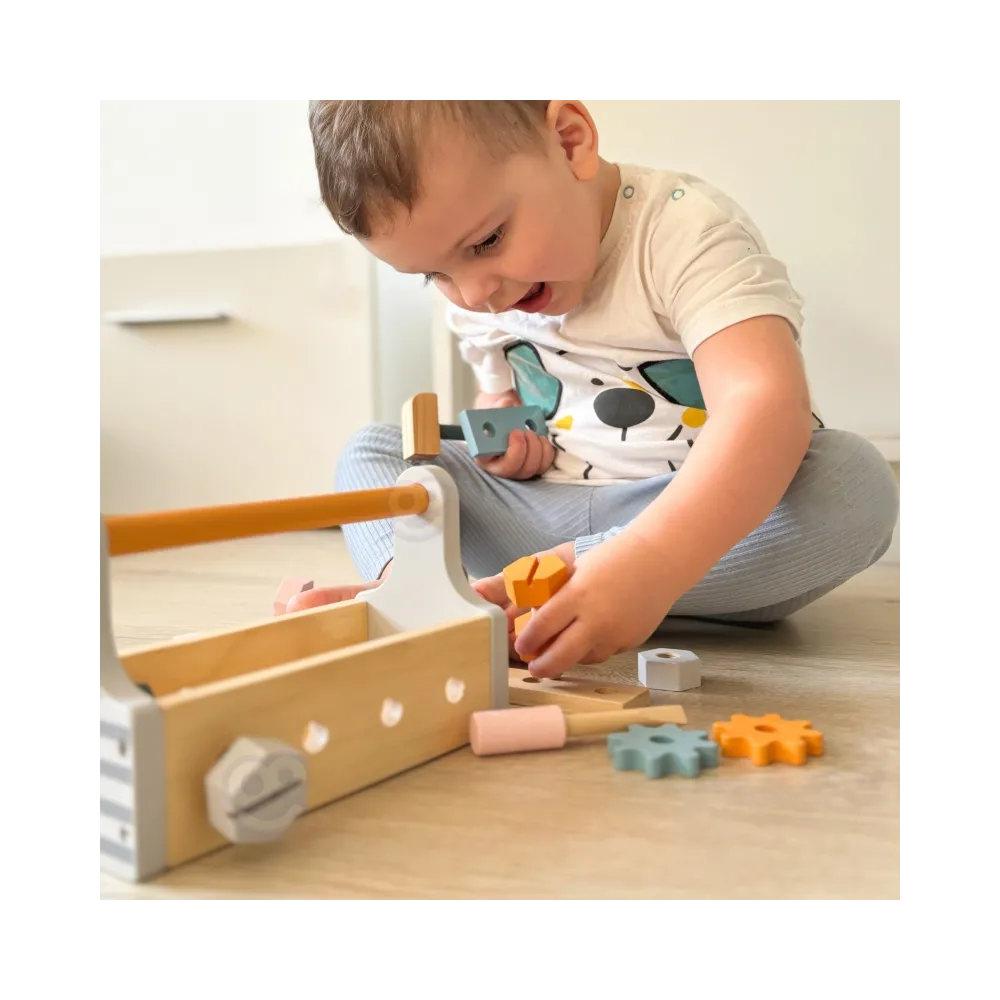 VIGA PolarB Drewniana Skrzynka z Narzędziami