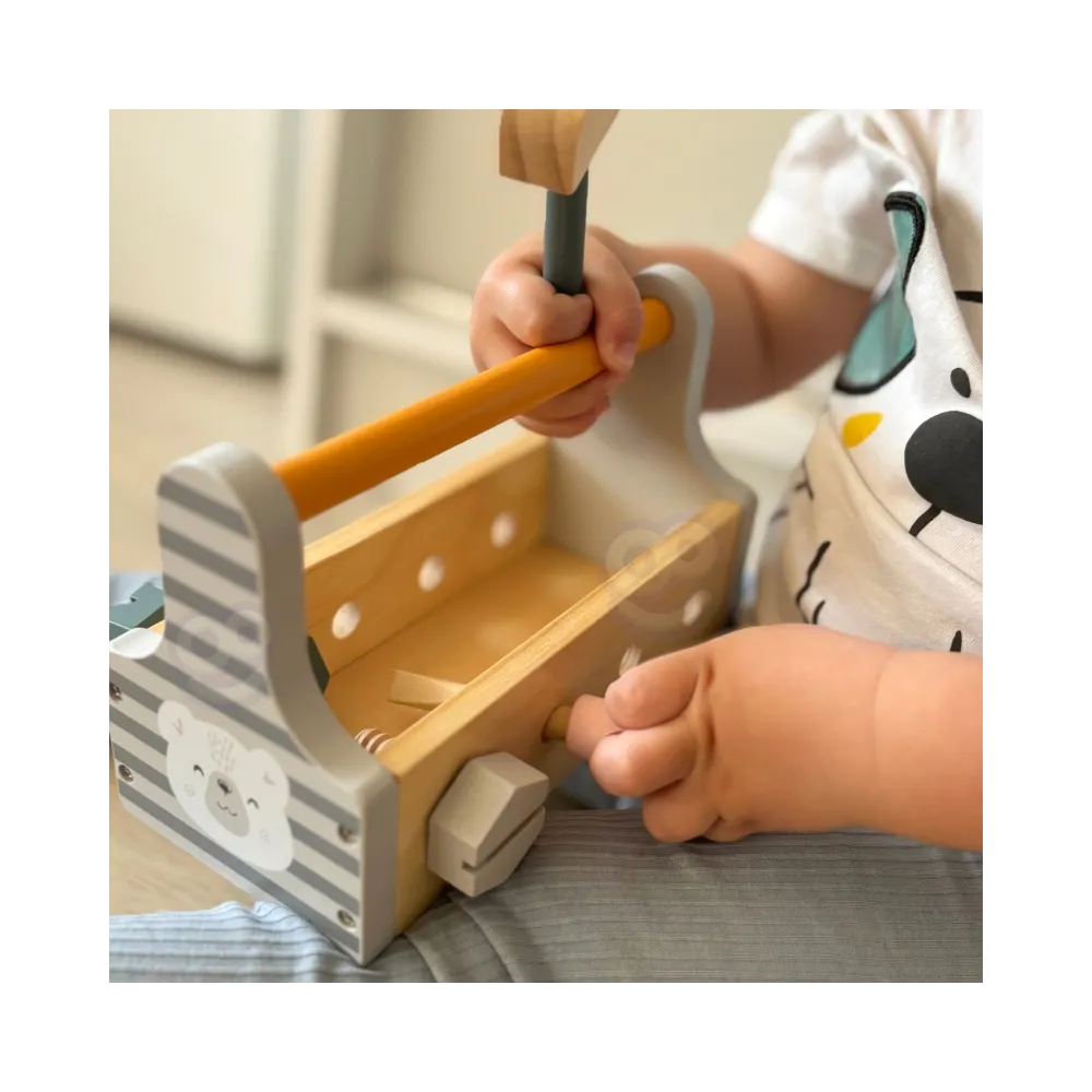 VIGA PolarB Drewniana Skrzynka z Narzędziami