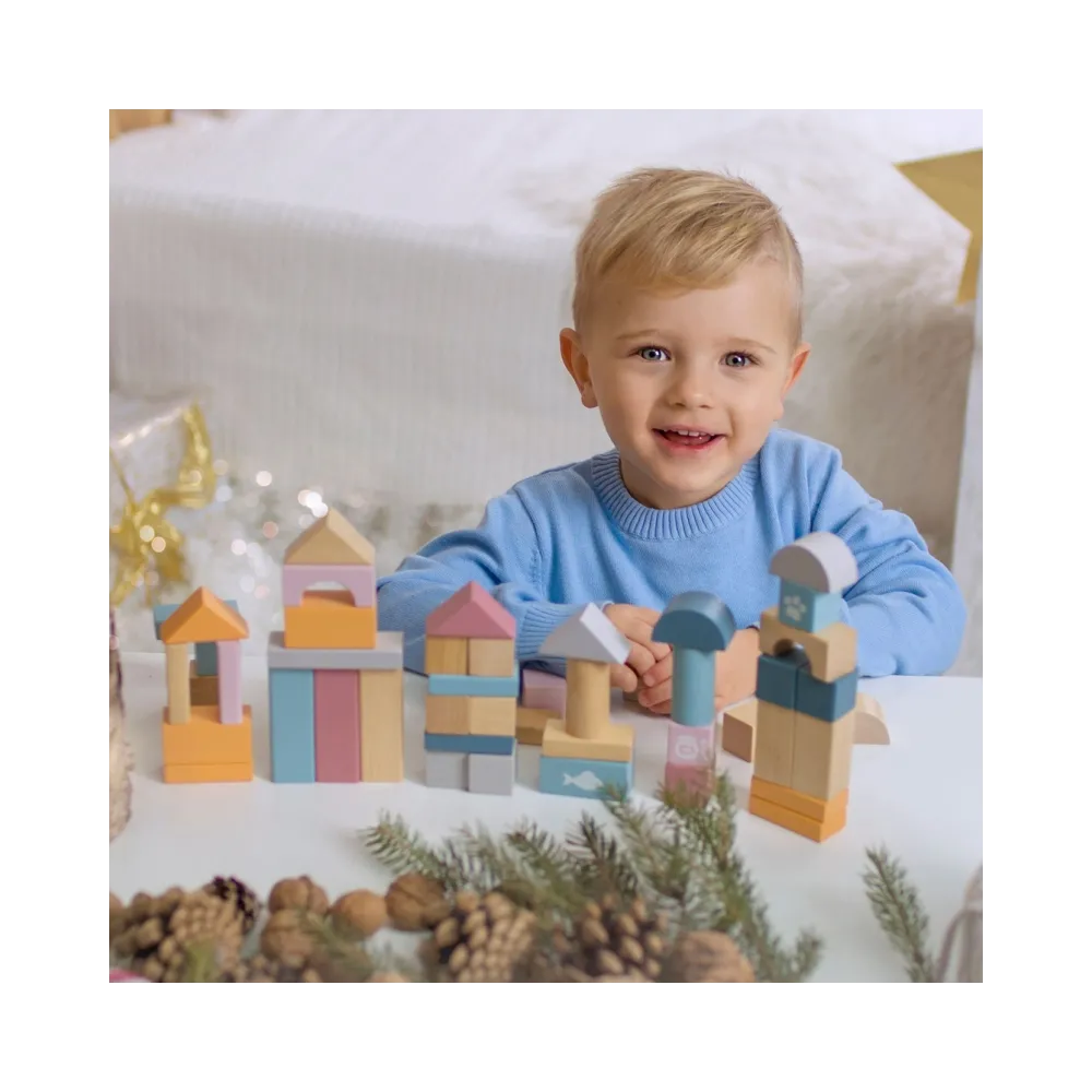 Klocki VIGA - doskonałe do nauki kształtów i kolorów