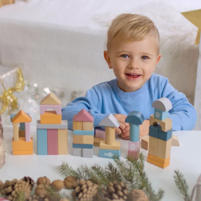 Klocki VIGA - doskonałe do nauki kształtów i kolorów