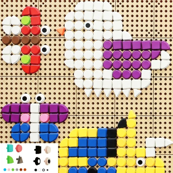 Edukacyjne elementy do kreatywnej zabawy