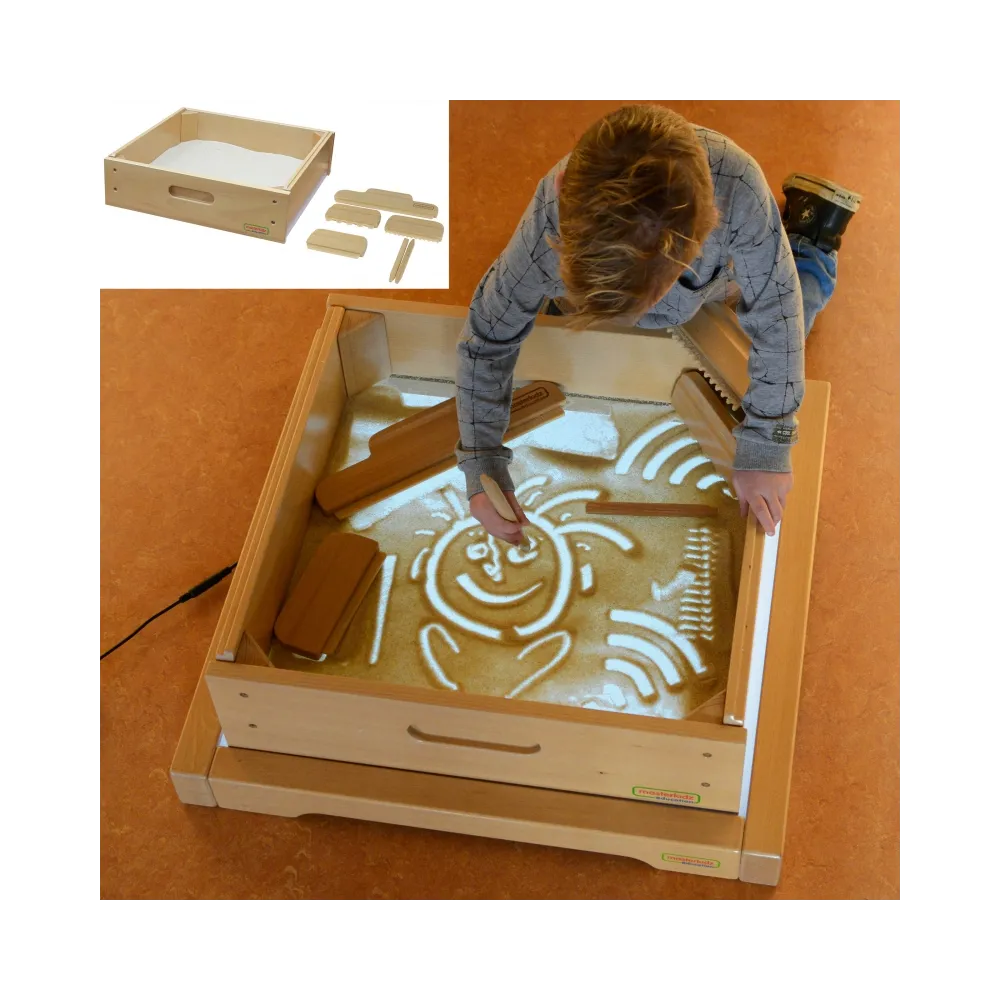 Zestaw MASTERKIDZ z ramką na piasek idealny do nauki kształtów i kolorów