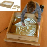 Zestaw MASTERKIDZ z ramką na piasek idealny do nauki kształtów i kolorów