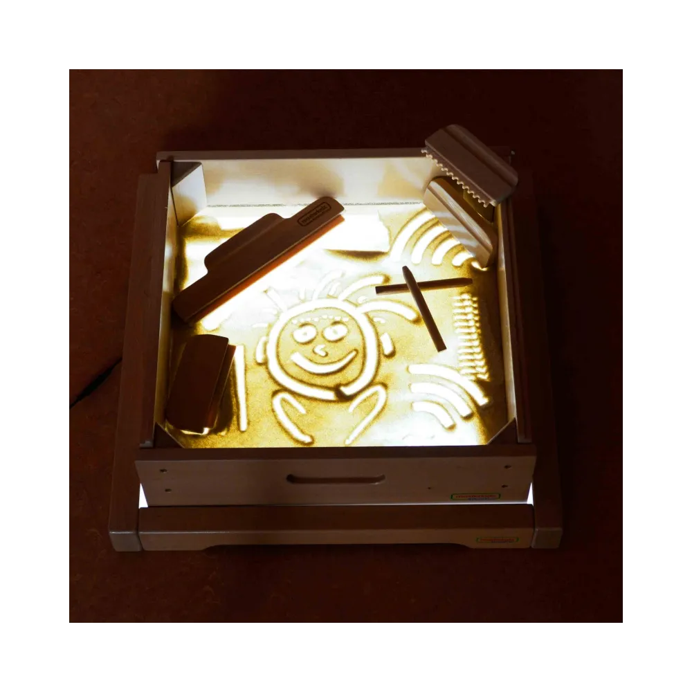 Ramka na piasek z akcesoriami dla dzieci do twórczej zabawy i nauki