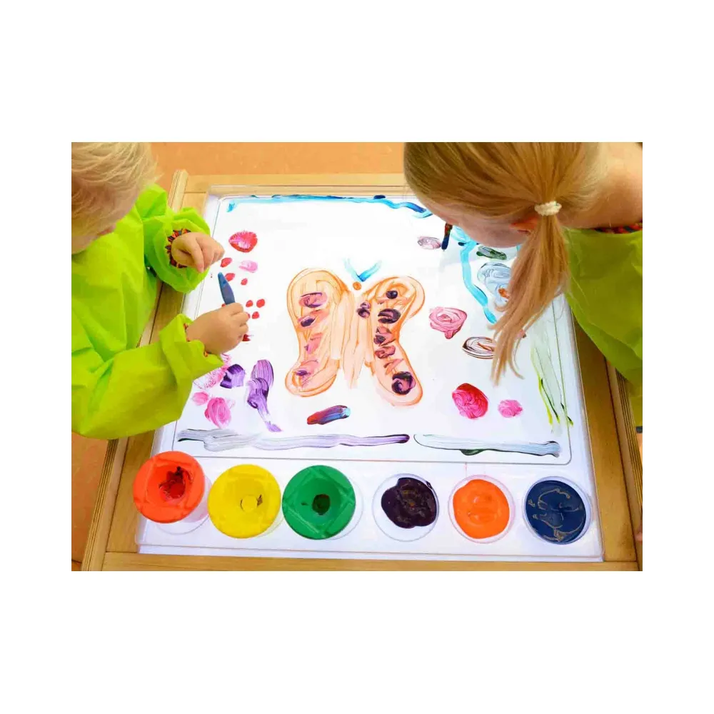 MASTERKIDZ Kwadratowa Taca do Malowania Montessori