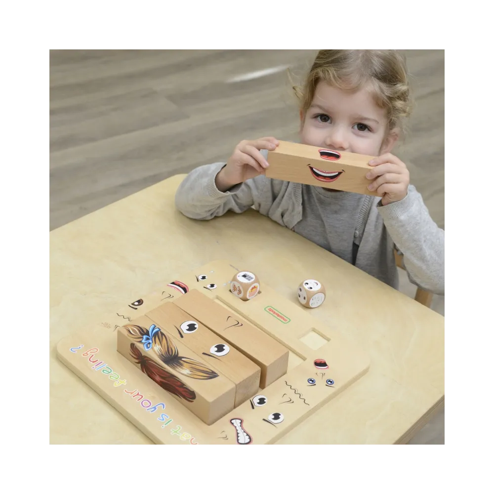 Zestaw do rozpoznawania emocji oparty na metodzie Montessori