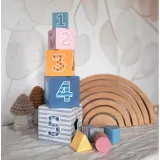 VIGA PolarB Piramidka Układanka edukacyjna Sorter Kostki Klocki