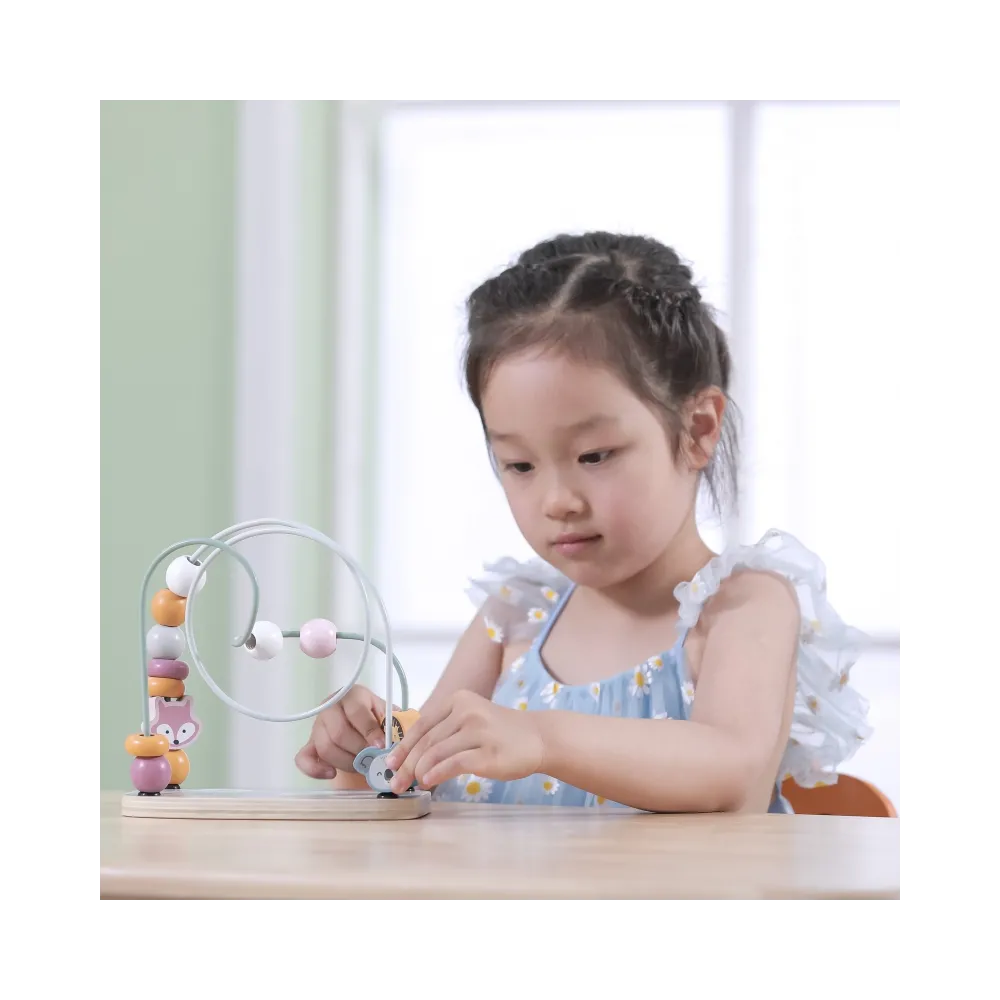 VIGA PolarB Drewniany Labirynt Przeplatanka Edukacyjna Montessori