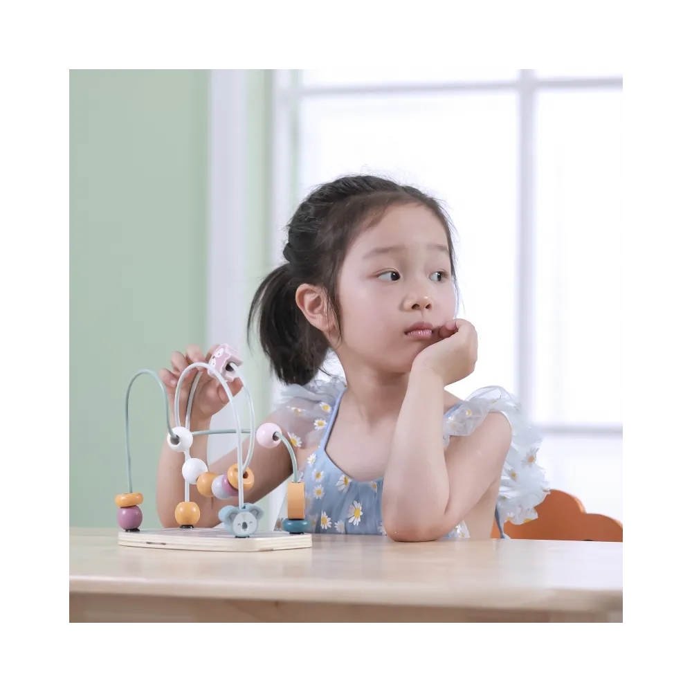 VIGA PolarB Drewniany Labirynt Przeplatanka Edukacyjna Montessori