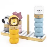 VIGA PolarB Drewniana Układanka Edukacyjna ze Zwierzątkami Montessori
