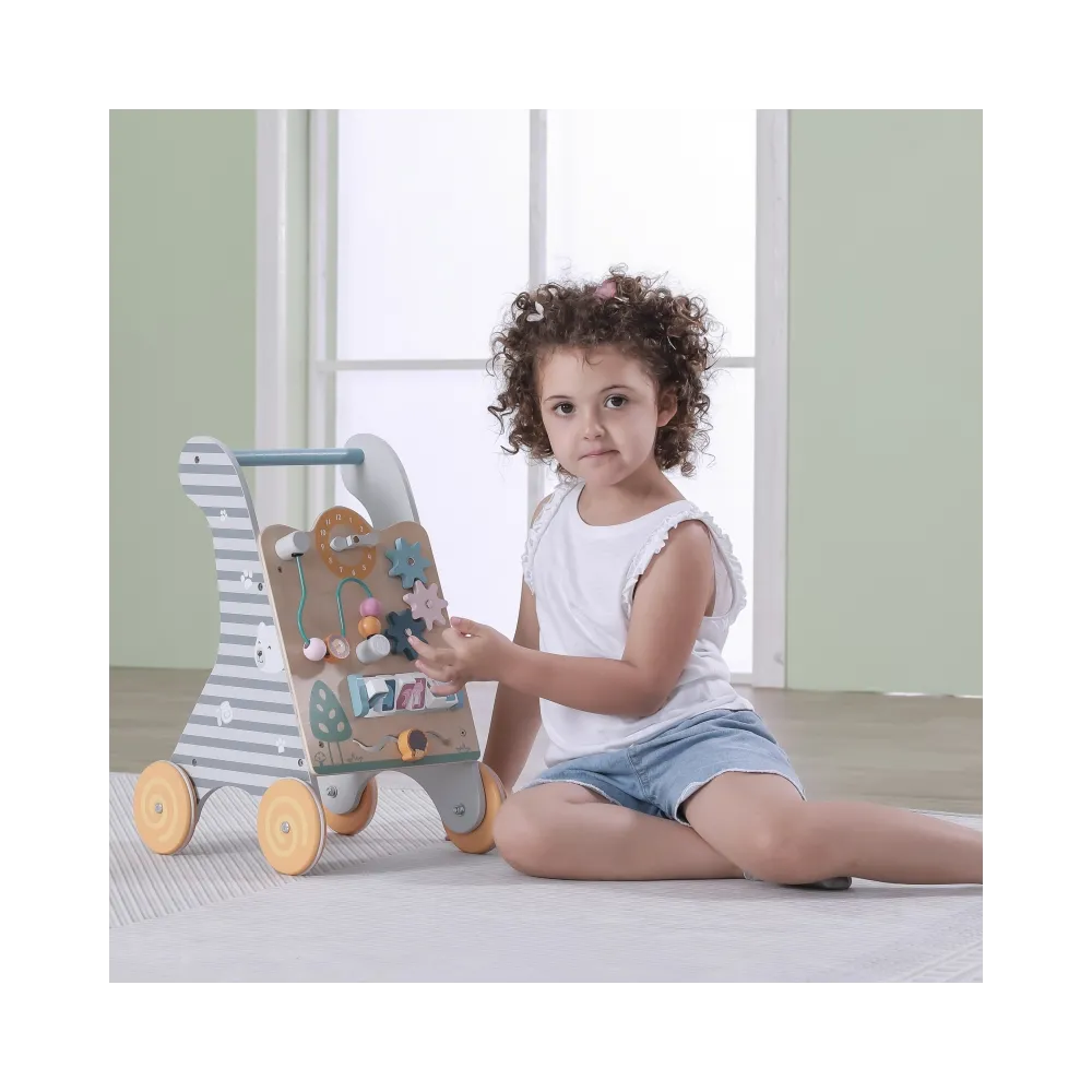 VIGA Drewniany Pchacz Edukacyjny dla dzieci