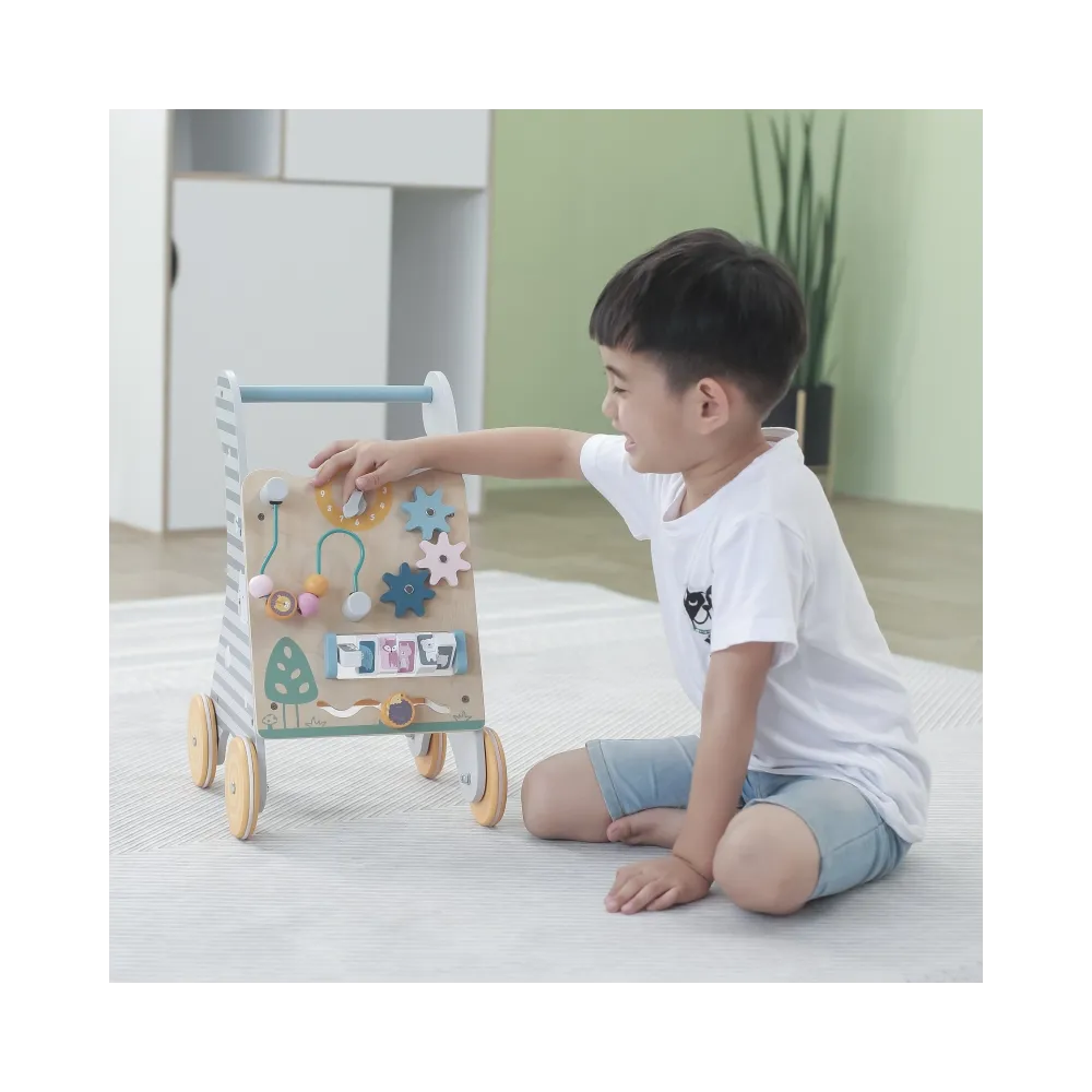 VIGA Drewniany Pchacz Edukacyjny dla dzieci