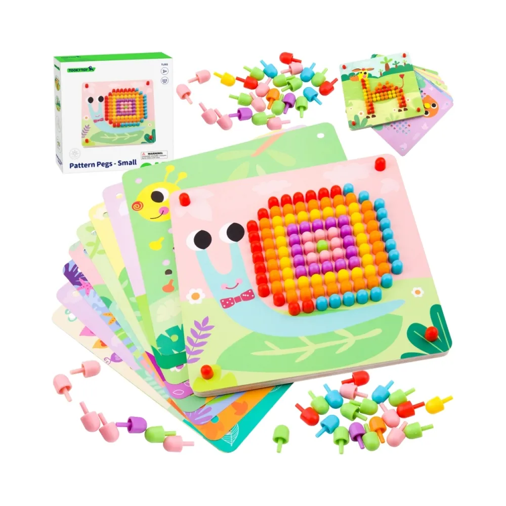 TOOKY TOY Układanka z Pinezkami Kołki Wpinaczka